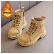 全城熱賣 - 兒童馬丁靴短靴【大黃(加絨)】(27-38碼) (下單後請聯絡客服確認發貨尺碼)