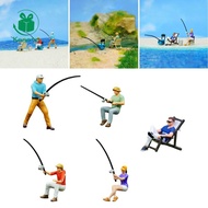 [Kesoto] Mini People Figure Tiny People Figurine Simulation Diorama Figure Diecast Figure 1/64 Scale