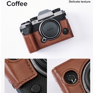 Llano Fuji XT5 Camera Bag Leather Camera Case Quality Leather Half Case for Fujifilm X-T5 Digital Ca