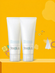 Freeplus ฟรีพลัส ฟูรี่ อันฟันซ์ ครีมล้างหน้า 2 ขวด ล้างลึก ทำความสะอาดลึก ผลิตจากอะซิเตท ผลิตจากอะซิ