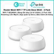 TP-Link Deco BE22 WIFI Router | WIFI 7 BE3600 | 2 bands 2.4 & 5.0GHZ | LAN 1Gb | App Deco |