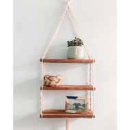 Macrame hanging shelf/ macrame shelf/ wall shelf k28