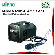 MIPRO MA-101C MA101C MA 101C Wired Megaphone Portable Amplifier with Wired Microphone x 1 pc 100% OR