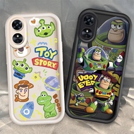 Casing For OPPO A17 4G A17K OPPO A60 4G A58 4G Cute Cartoon Silicone Toy Story Shockproof Case