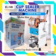 MESIN Mayama Plastic Cup Sealer Machine Electric Manual up to 24oz MYM D1