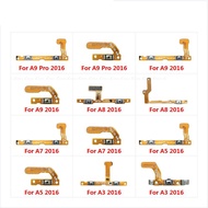 Switch Power ON OFF Button Flex Cable Parts For Samsung Galaxy A3 A5 A7 A8 A9 Pro 2016 Mute Silence Volume Key Part