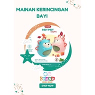 Ohanababy.id IQ ANGEL BABY TEETHER TOYS ROLY POLY HEDGEHOG / RINGING TOYS/BABY DREAMS