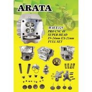 Arata WAVE 125 4VALVE CYLINDER HEAD (SUPER 4VALVE HEAD) WAVE 125 4 VALVE HEAD 21/24