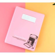 zakka 生活雜貨 4*6 4X6 6吋 可放80張照片 粉紅色 相本 相冊 復古相機 印花 TPH01A5