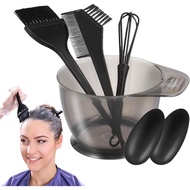 Universal Hair Dyeing Set-Hair Dyeing Mixing Bowl and Brush Set, 5-Piece Set Professional Salon Hair
