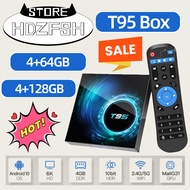 6K HDR streaming box 4+64GB/128GB dual band WiFi Android 10.0 4GB RAM G31 GPU processor