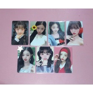 PHOTOCARD PC OFFICIAL IVE WONYOUNG REI