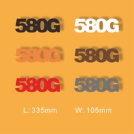 Backhoe Loader Case 580 G Loader Lift Sticker. 7 colors chooses. ( free transfer film )