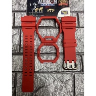 BNB CUSTOM GBX100 MERAH + BUCKLE JAPAN FOR ORIGINAL GSHOCK