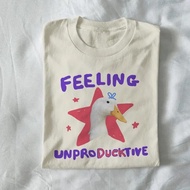 feeling unproducktive - unisex t shirt, duck t shirt, duck meme, productivity shirt, employee t shir