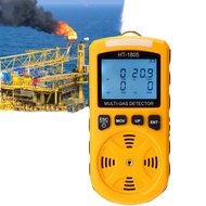 Best seller Combustible Gas Leak Detector Portable 4 in 1 Gas Detector  Natural Tester Alarm O2 CO H