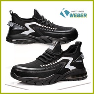 ☎ ➟ ✯ ❖ WEBER Steel Toe Safety Shoes For Men Anti-slip Hiking Shoes Work Shoes Caterpillar