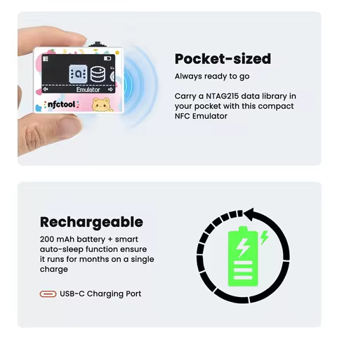 Cute For NFC Emulator Amiibo Rechargeable Switch 3DS Simulator Emulator For Kingdom Tears Simulator 
