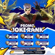 JOKI MOBILE LEGEND/MLBB BOOSTING SERVICE/JOKI ML/BOOSTING RANK ML BY ACAP GAME STORE