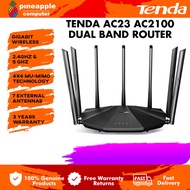 Tenda AC23 AC2100 Dual Band Gigabit WiFi Router Modem -Malaysia Version- 7dBi Antennas Wireless Inte