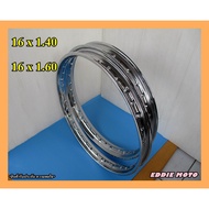 "CHROME" WHEEL RIM size 16x1.40 // 16x1.60 Steel CHROME Plated 16x1.40 16x1.60