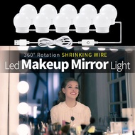 LED Lady Makeup Light USB 5V Touch Switch Professional Beauty Mirror Cabinet Fill Lamps Bedroom Bathroom Woman Make Up Lighting