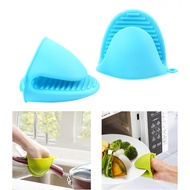Anti-Hot Gloves Insulated Heat Hot Plate Clip Microwave Oven Gloves Thicken Anti-scald Kitchen cocina tool Silicone Pot Clips