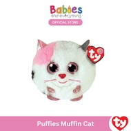 TY Puffies Muffin Cat - Boneka Kucing Pink