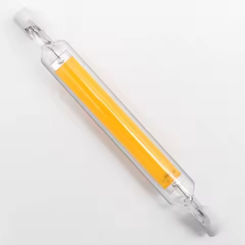 R7S LED 78mm 5W 10W R7S Spotlight 118mm 15W 20W 220V 230V 240V COB Lamp Bulb Glass Tube Replace 30W 