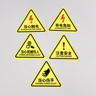 Daily New Arrival/Triangle with Electrical Danger Beware of Electric Shock Warning Sign Safety Sign 