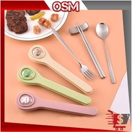 OSM - H6659 Stainless Steel Cutlery Set Portable Cutlery Set Cute Stainless Steel Cutlery Set Cutler