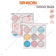 Gogo Tales GT825 shimmer eyeshadow 9 pans and genuine Gogo Tales GT764 shimmer eyeshadow gel