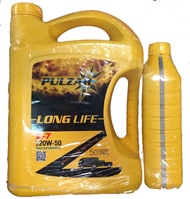 PULZAR น้ำมันเครื่อง (เกรดรวมสำหรับดีเซลและเบนซิน) LONG LIFE Z-7 SAE 20W-50 5 ลิตร ฟรี 1 ลิตร น้ำมันเครื่อง พัลซาร์