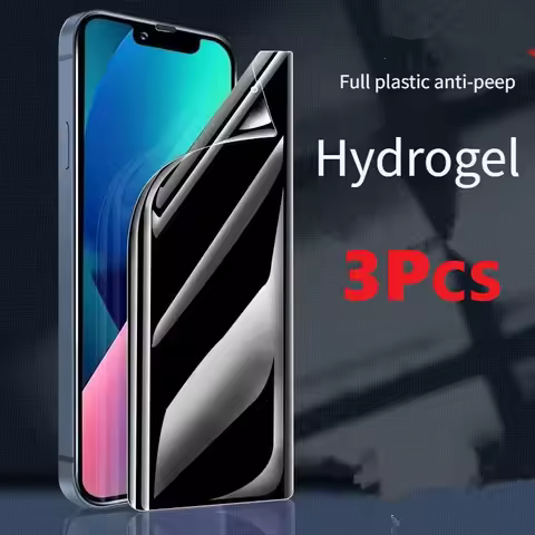 3Pcs Privacy Hydrogel Screen Protector for Xiaomi 8 8 Pro 9T 9 10 11 Lite Note 10 Pro 10 Lite Film W