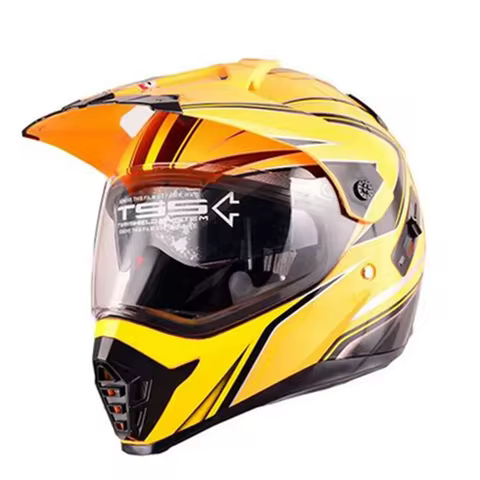 Dot Approved Full Face Motorcycle Helmet Racing Helmet Double Motocross Off Road Helmet Casco De Mot