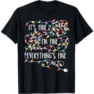 Newest It'S FNe I'M FNe Everything Is FNe Christmas Lights Gift T-Shirt