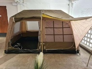 Field and Camping สนามเดินป่า เต็นท์ LAGOONA EX - เขียวโอลีฟกากี
