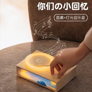 Music Box Music Box Track Song Music Box Recording Gramophone Rotatable Sense of Song Change Girl Bi