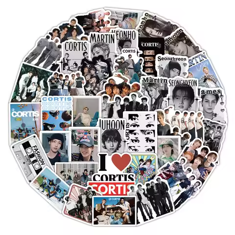 50Pcs Kpop Cortis Stickers Vinyl Waterproof for Laptop Phone Case Notebook Water Bottle DIY Stickers