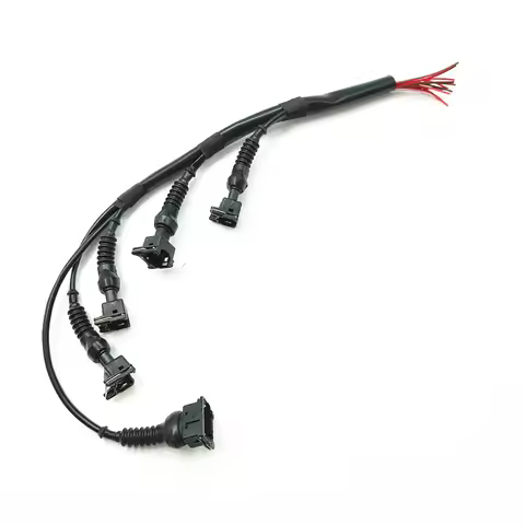 1Pcs Car 1.8T Engine Fuel Injector Connect Harness Plug For VW CC Jetta Golf 5 MK5 Bora Passat B5 Au