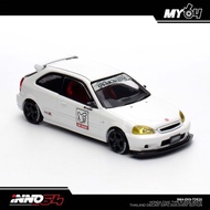 [INNO64] IN64-EK9-TDE25 : 1:64 HONDA CIVIC TYPE R (EK9) WHITE Thailand Diecast Expo 2025