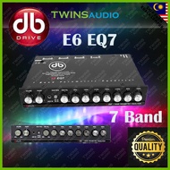 Db Drive E6 EQ7 7 Band Car Parametric Equalizer