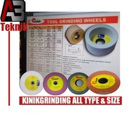 (AB)KINIK Grinding Wheel WA 120 KV1A - Grinding Stone 180x13 x 31.75