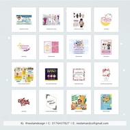 [UPAH DESIGN] Flyers | Brochure | Banner | Bunting | Backdrop | Poster- Graphic Design Services