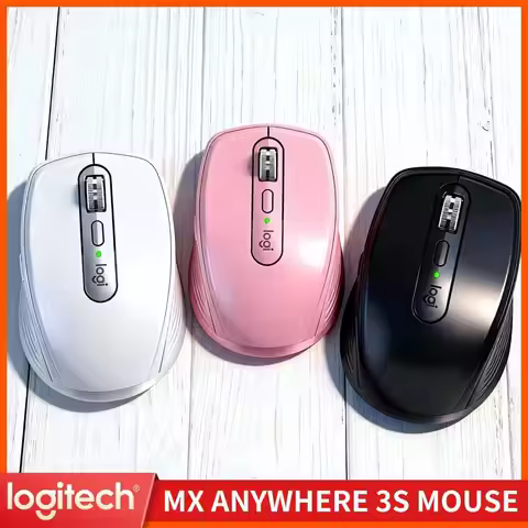 Logitech MX Anywhere 3S Mouse - 8K DPI, MagSpeed Scroll, Silent Click, Multi-Device, Pet Shop & Cat 