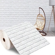10M/5M/3M/2M/1M 3D Wall Sticker Imitation Brick Bedroom Home Decor Waterproof Self-Adhesive DIY Wall