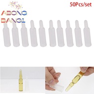 [abongbang1S] 50Pcs 2ml Emery Glass Bottle Silicone Dropper Vial Opener Ampule Breaker Dripper