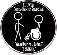 What Happened To You? I Sneezed Funny Humor Joke Support EDS Awareness Ehlers-Danlos Syndrome Geneti