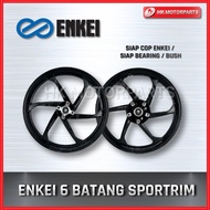 ENKEI 6 BATANG SPORTRIM NEW STOCK BLACK OR WHITE ORIGINAL RS150R / RSX / Y15ZR / Y16ZR / LC4S / SRL1