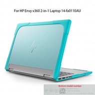 Laptop Case for Hewlett-Packard ENVY X360-14 inch 2024 Protective Shell Cover For hp ENVY x360 2-in-